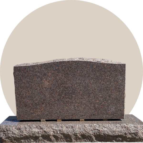 indian mahogany headstone